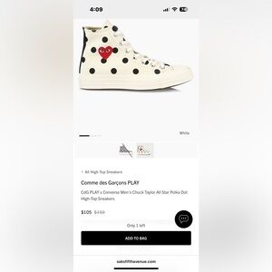 Comme des Garçons PLAY Converse